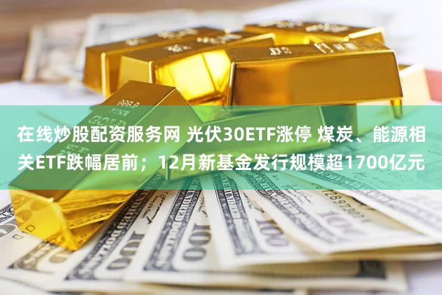在线炒股配资服务网 光伏30ETF涨停 煤炭、能源相关ETF跌幅居前；12月新基金发行规模超1700亿元