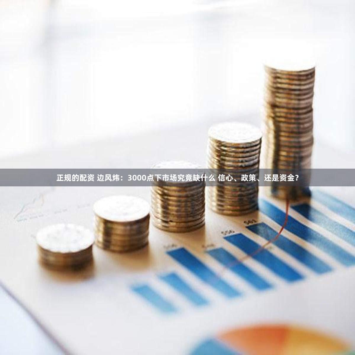 正规的配资 边风炜：3000点下市场究竟缺什么 信心、政策、还是资金？