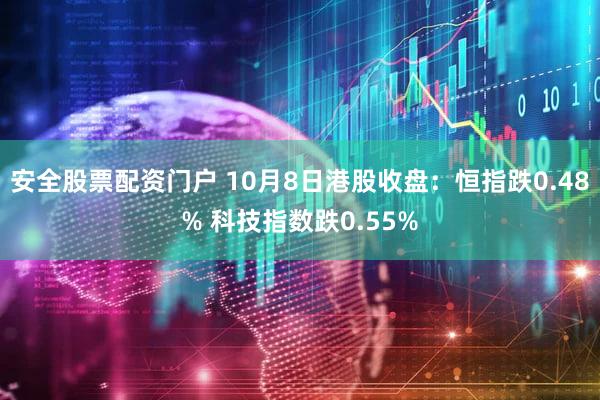 安全股票配资门户 10月8日港股收盘：恒指跌0.48% 科技指数跌0.55%