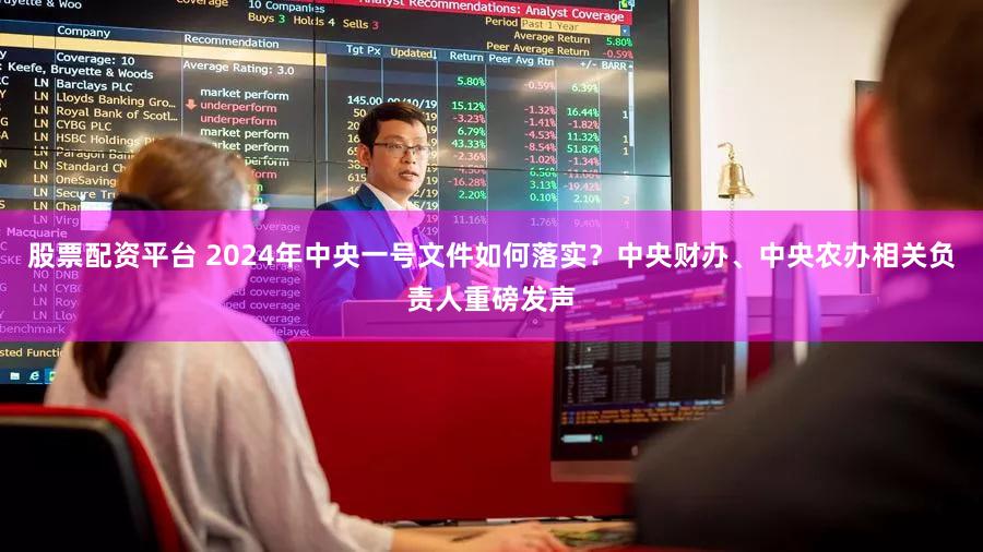 股票配资平台 2024年中央一号文件如何落实？中央财办、中央农办相关负责人重磅发声