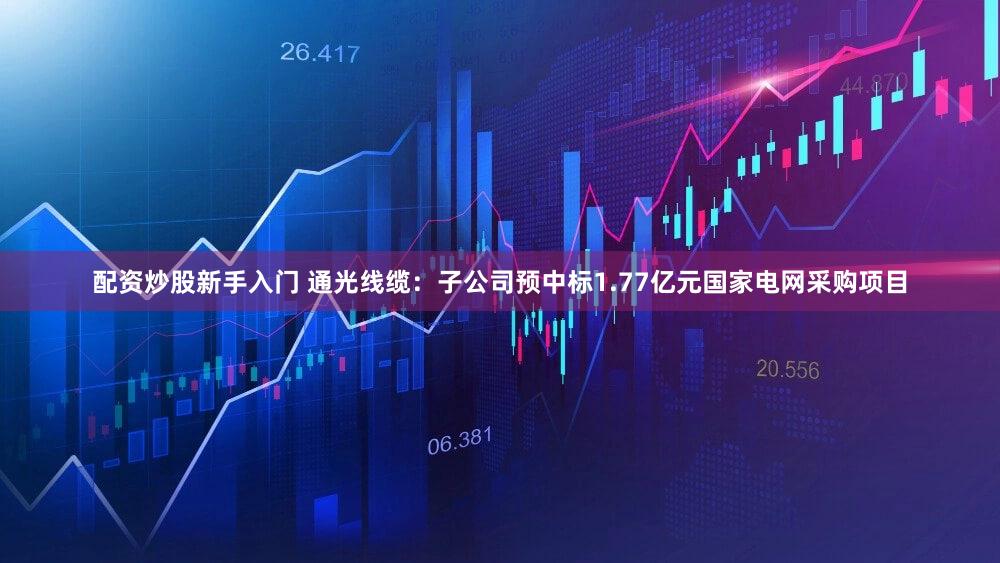 配资炒股新手入门 通光线缆：子公司预中标1.77亿元国家电网采购项目