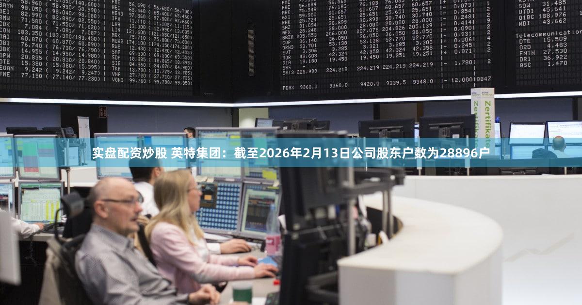 实盘配资炒股 英特集团：截至2026年2月13日公司股东户数为28896户
