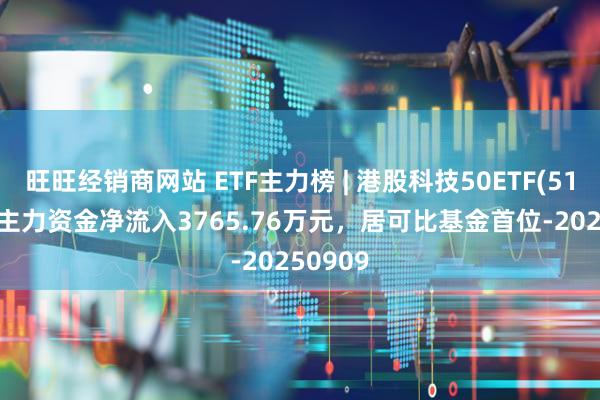 旺旺经销商网站 ETF主力榜 | 港股科技50ETF(513980)主力资金净流入3765.76万元，居可比基金首位-20250909