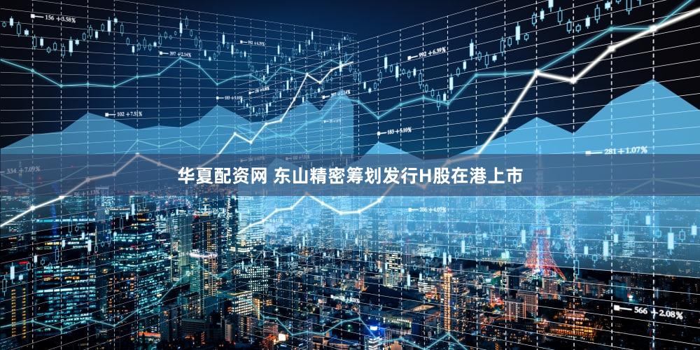 华夏配资网 东山精密筹划发行H股在港上市